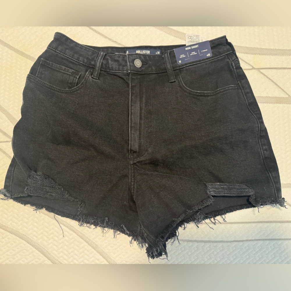 Hollister Women's Dark Denim Jean Shorts